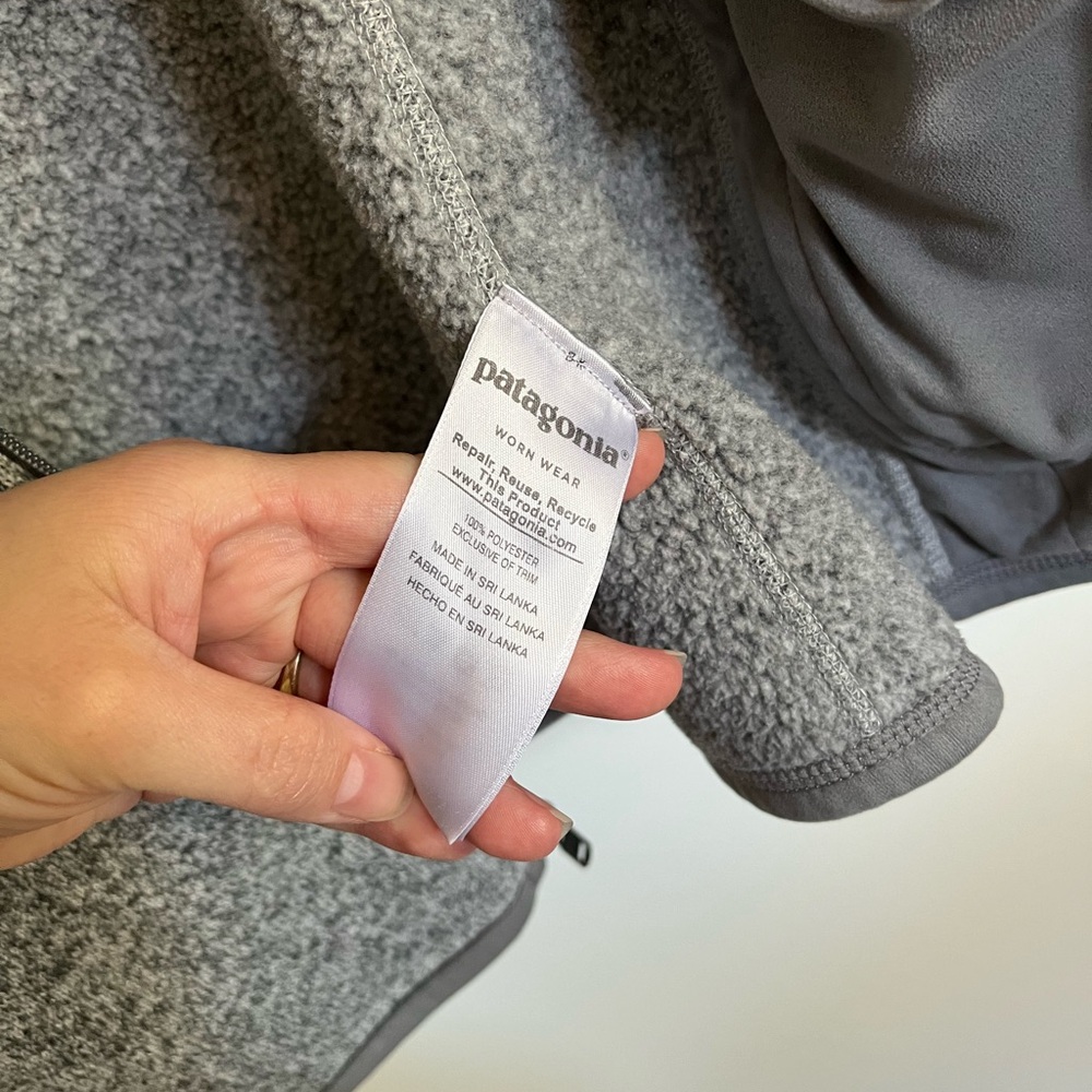 Patagonia Gray Full-Zip Fleece Jacket - Picture 3 of 7